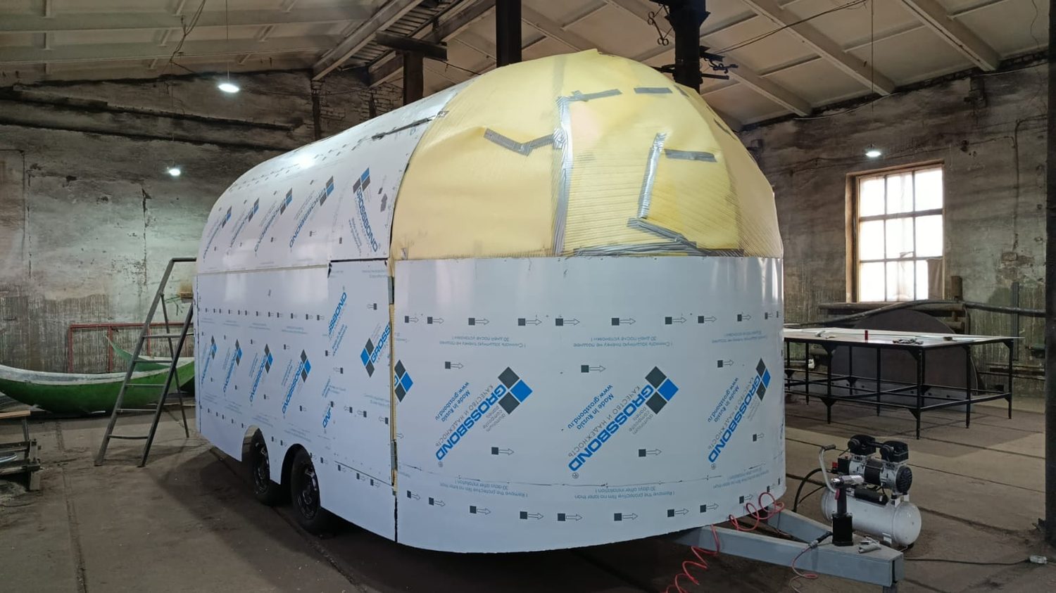 Thin-sheet aluminum cyclocopter rotor